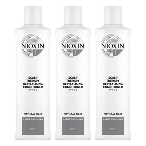 니옥신 3D 케어시스템 스칼프 테라피 컨디셔너 System 1, 300ml, 3개