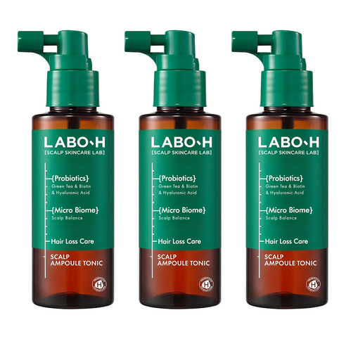 라보에이치 두피 집중영양 앰플 헤어토닉, 100ml, 3개