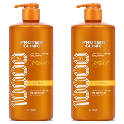 엘라스틴 프로틴 클리닉 10000 고영양 단백질 트리트먼트, 1L, 2개