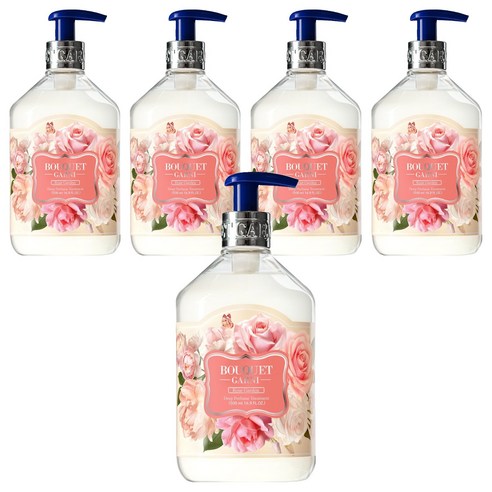 부케가르니 딥퍼퓸 트리트먼트 로즈가든, 500ml, 5개