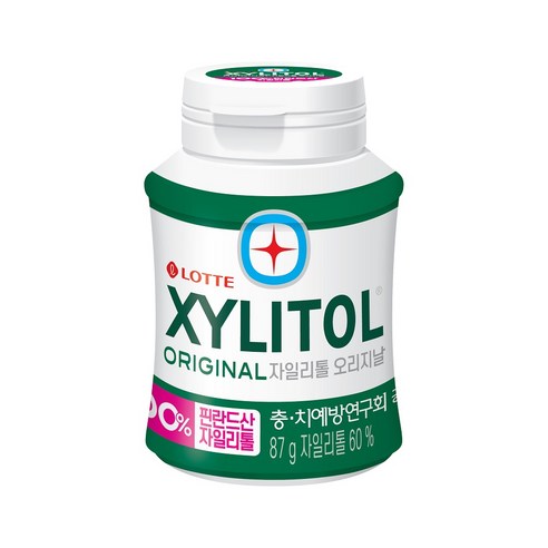롯데제과 자일리톨 오리지날 츄잉껌, 87g, 1개