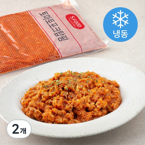 에쓰푸드 토마토 포크 탑핑 (냉동), 1kg, 2개