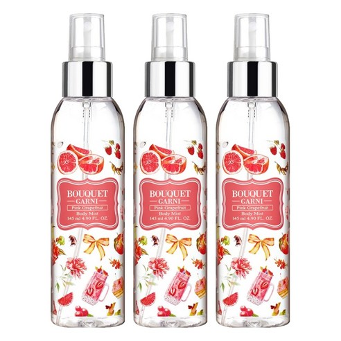 부케가르니 바디미스트 핑크자몽, 3개, 145ml