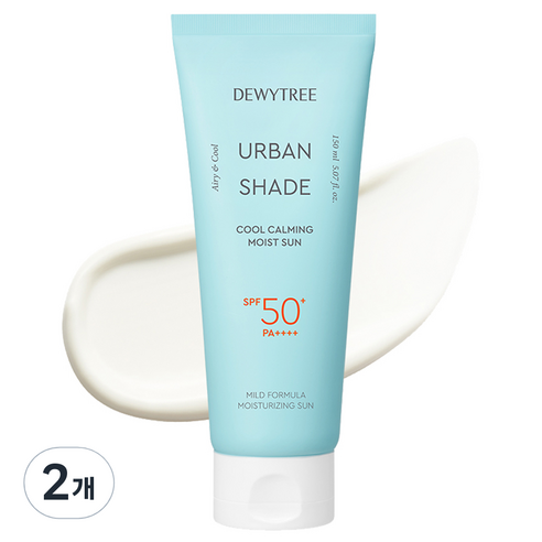 듀이트리 어반 쉐이드 쿨 카밍 수분 선크림 SPF50+ PA++++, 150ml, 1개 톤업선크림