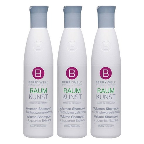 베리웰 볼륨 헤어 샴푸, 3개, 250ml