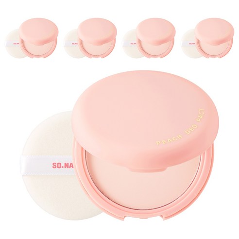 쏘내추럴 복숭복숭 데오팩트 파우더타입데오, 10g, 5개