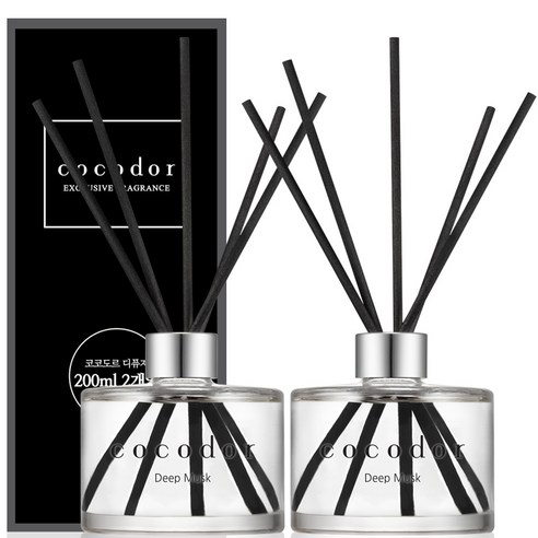 코코도르 디퓨저 200ml x 2p, 딥머스크, 2개
