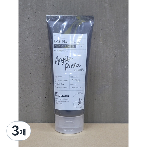 닥터방기원 블랙머드 스칼프 스케일러, 3개, 200ml