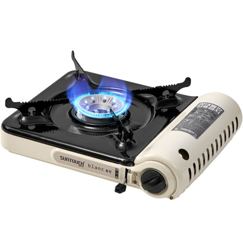   Blanc Portable Gas Stoves + Exclusive Case Set, White, 1 Set