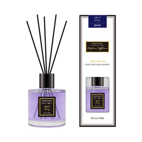 더허브샵 프로방스 퍼퓸 디퓨져 140ml, 블랙베리