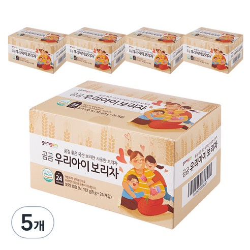 곰곰 우리아이 보리차, 구수한맛, 192g, 5개, 24개