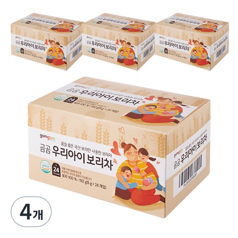 곰곰 우리아이 보리차, 구수한맛, 192g, 4개, 24개