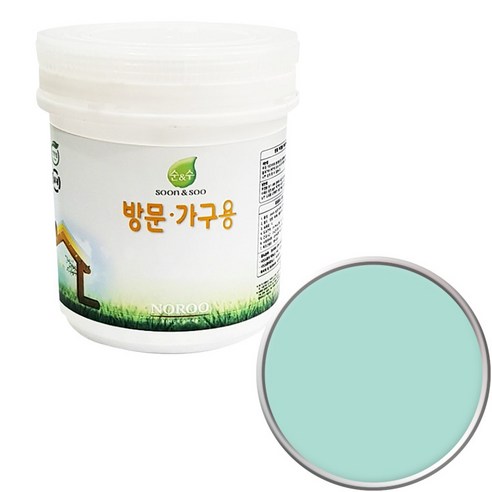 순앤수 방문 가구용 페인트 1L, 1개, 소프트민트 NR4183