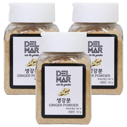 딜리셔스마켓 생강 분말 소형, 50g, 3개