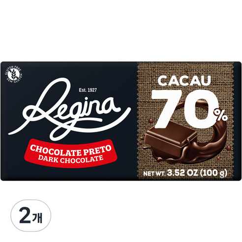 레지나 다크 초콜릿 70%, 2개, 100g
