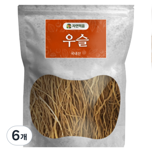 자연먹음 무첨가 우슬, 100g, 6개