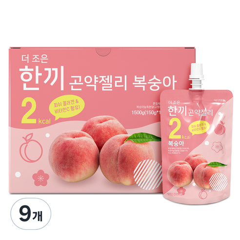 더존건강 더조은 한끼 곤약젤리 복숭아, 150ml, 90개