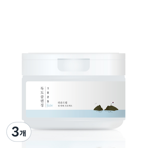 라운드랩 1025 독도 클렌징 밤, 100ml, 3개