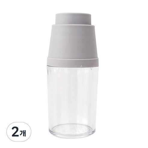 아가프라 트라이탄 요구르트 빨대컵 스위티 80ml, 그레이, 2개