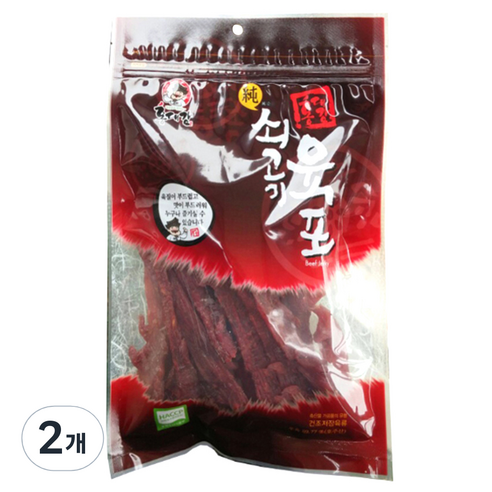 홍대감 순쇠고기 육포, 200g, 2개