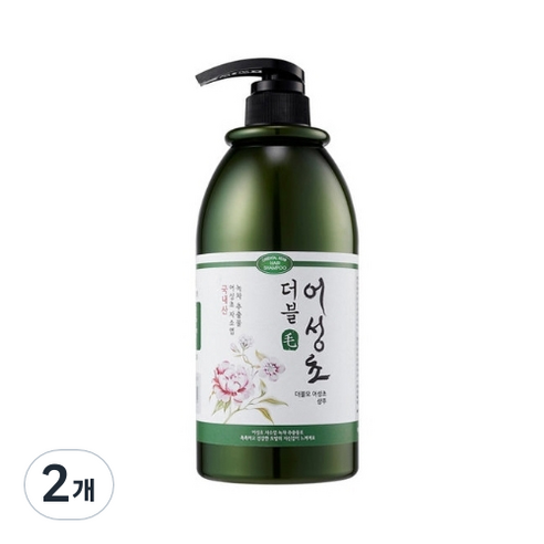 더블모 어성초 샴푸 플로럴향, 1000ml, 2개