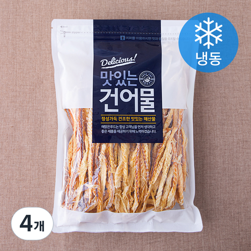 해맑은푸드 북어채 (냉동), 150g, 4개