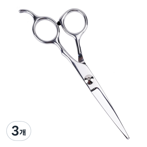 코멧 홈 헤어 미용가위 실버, 3개