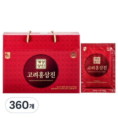 개성상인 고려홍삼진, 50ml, 360개