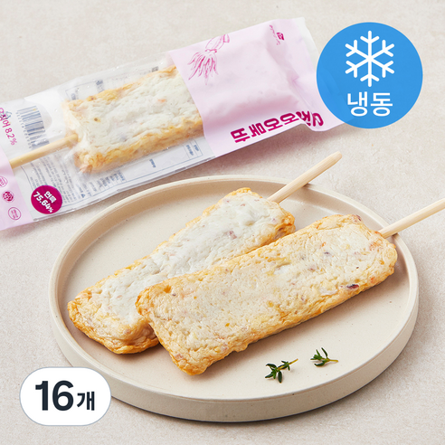 영자어묵 오징어어묵바 (냉동), 80g, 16개