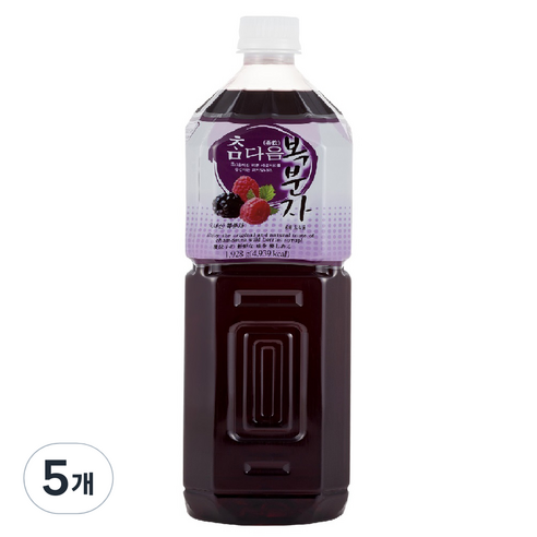 파낙스 참다음 복분자 음료베이스, 1.5L, 5개
