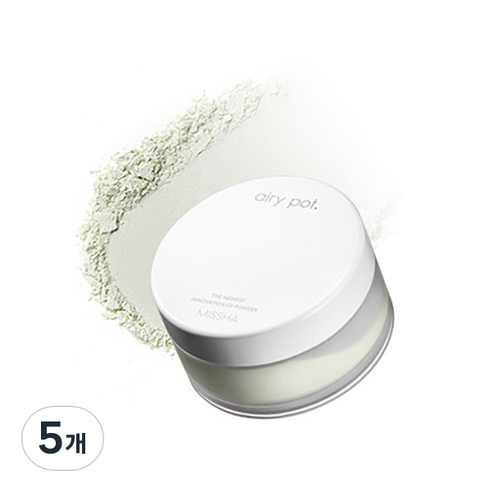 미샤 에어리 팟 파우더 9g, 민트, 5개