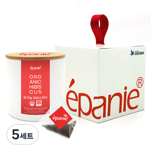 에빠니 유기농 히비스커스 허브차 선물세트, 5세트