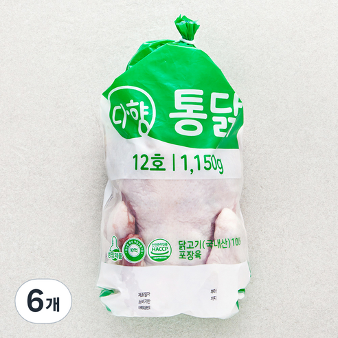 다향 통닭 12호 (냉장), 6개, 1.15kg