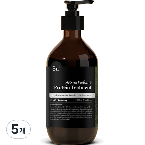 수오가닉 로즈마리 트리트먼트, 1000ml, 5개