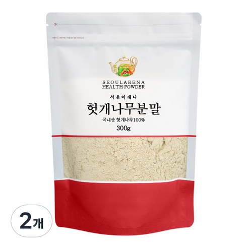 서울아레나 헛개나무분말 국내산, 2개, 300g