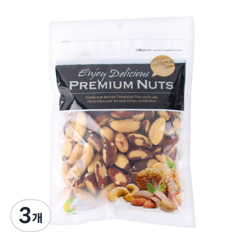 다람쥐스토리 브라질너트, 300g, 3개