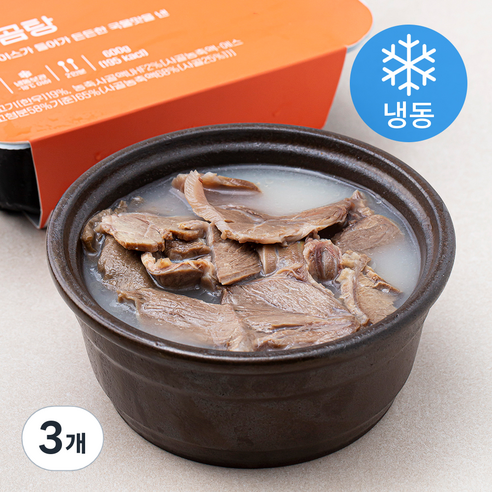 더반찬 고기 사골곰탕 (냉동), 600g, 3개