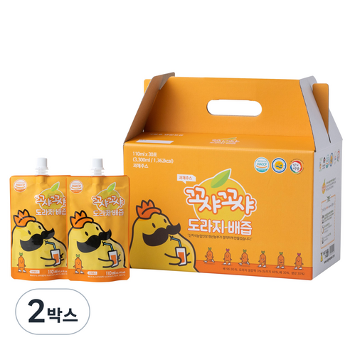 꼬샤꼬샤 도라지배즙 스파우트빨대형, 2200ml, 1개