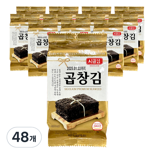 시골 곱창김, 48개, 5g