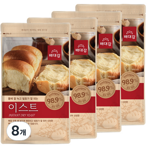 배대감 이스트, 90g, 8개