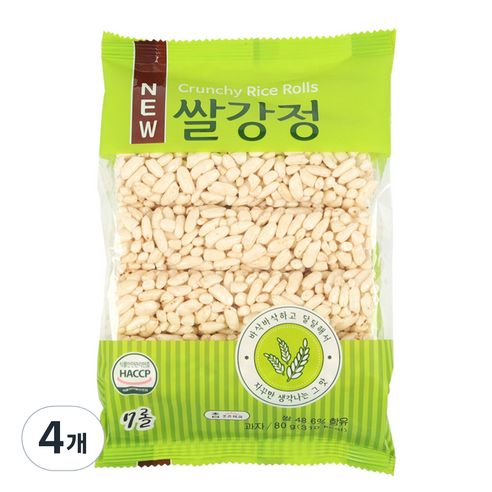 조은제과 쌀강정, 80g, 4개
