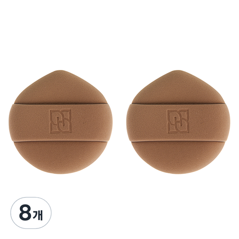 화홍엠 밤송이 퍼프, 브라운, 8개