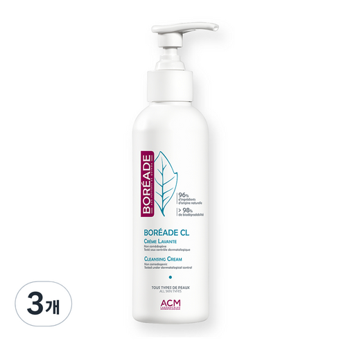 ACM보레드 씨엘 클렌징 크림, 200ml, 3개