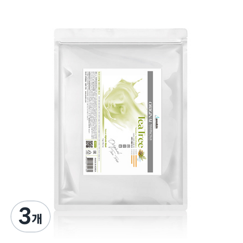 안스킨 오리지날 티트리 모델링팩 1kg, 3개, 1개입
