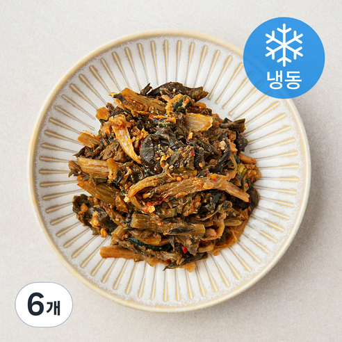 녹선 끓여먹는 다용도 양구된장 시래기 (냉동), 200g, 6개