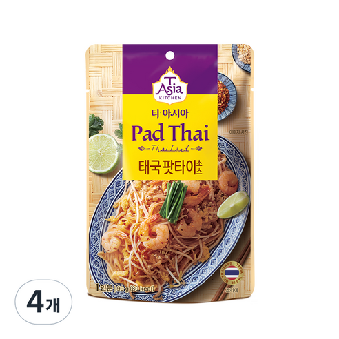 티아시아키친 태국 팟타이 소스, 90g, 6개