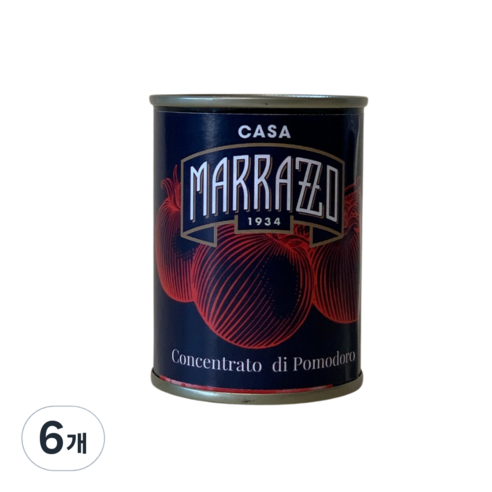 카사마라조 토마토 페이스트, 6개, 140g