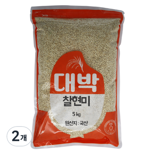 대박 찰현미, 5kg, 2개
