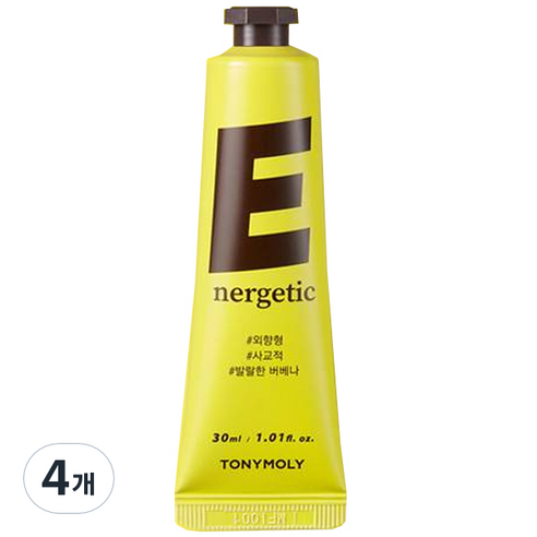 토니모리 MBTI 핸드크림 모이스쳐 E 버베나 시트러스, 30ml, 4개