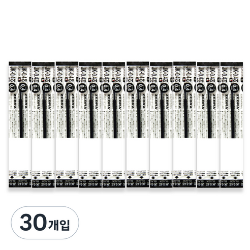 제브라 젤잉크 JK 리필심 0.4mm, 흑색, 30개